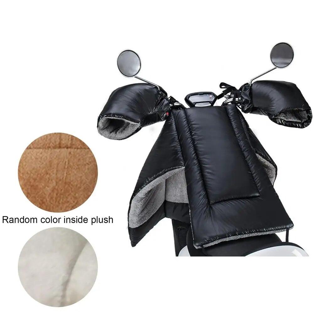 Motorcycle Windshield Universal Scooter Leg Cover Rain Wind Cold Wet Weather Knee Pads Winter Gloves Windproof Cover