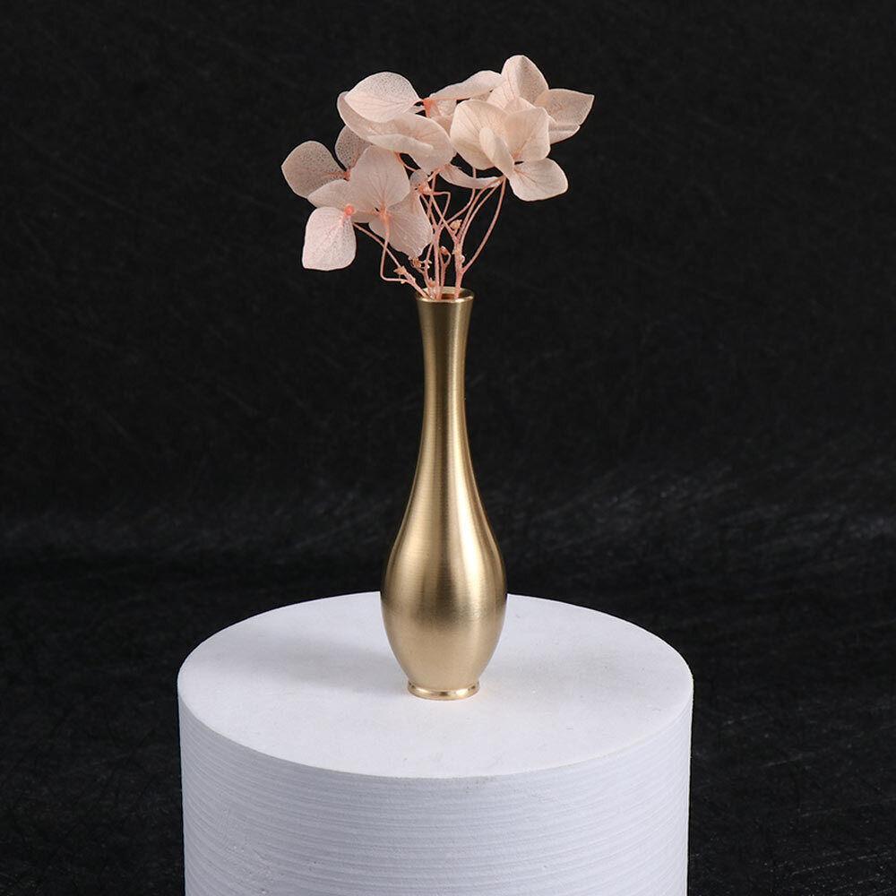 Copper Plant Container Creative Ornaments Decoration Bottles New Flower Ornaments Vases