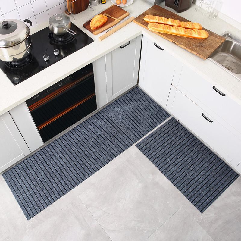 Моющийся кухонный напольный коврик, водонепроницаемый, маслостойкий, грязеотталкивающий, противоскользящий коврик для входной двери T для террасы и на открытом воздухе