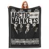 Удобное одеяло с изображением рок-группы Arctic Monkeys, декоративное для кровати, хип-хоп плед, мягкий фланелевый, для офиса