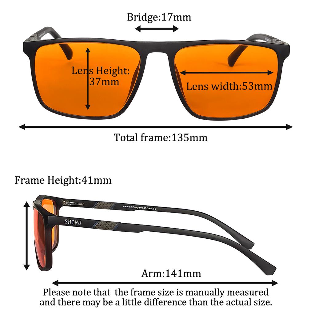 Очки Shinu с защитой от синего света для мужчин и женщин, снижающие напряжение глаз, с блокировкой УФ-излучения для экрана компьютера, игровые очки