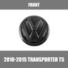 YNEPB1 1/2pcs Car Front Rear Trunk Logo Emblem Badge Sticker Decoration For Volkswagen VW Transporter T5 2010 2011 2012 2013 2015 2014