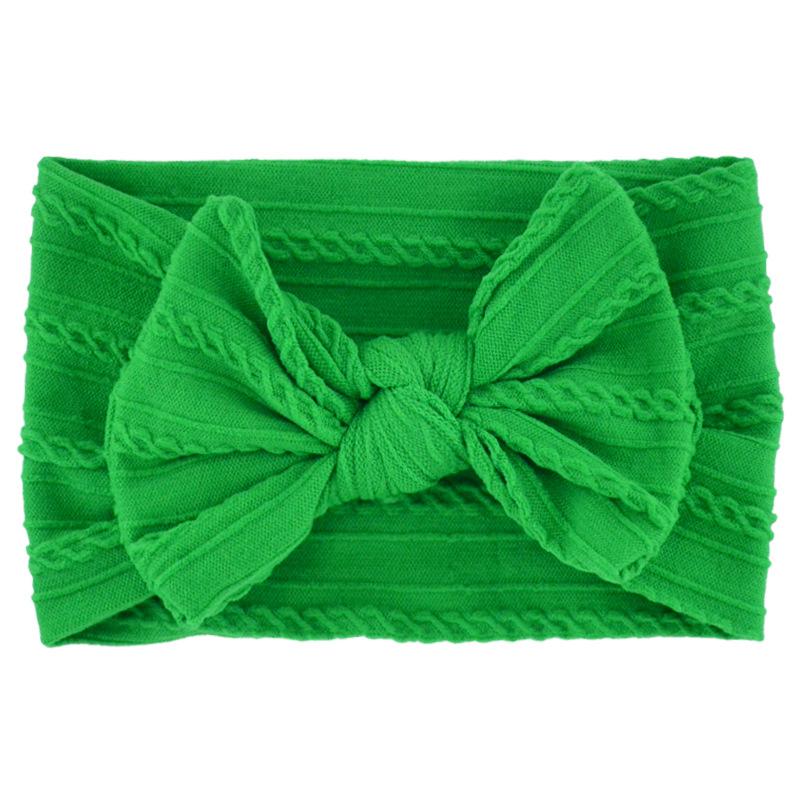 Baby Girls Bow Headbands, Soft Elastic Nylon Hairbands for Infants Toddlers