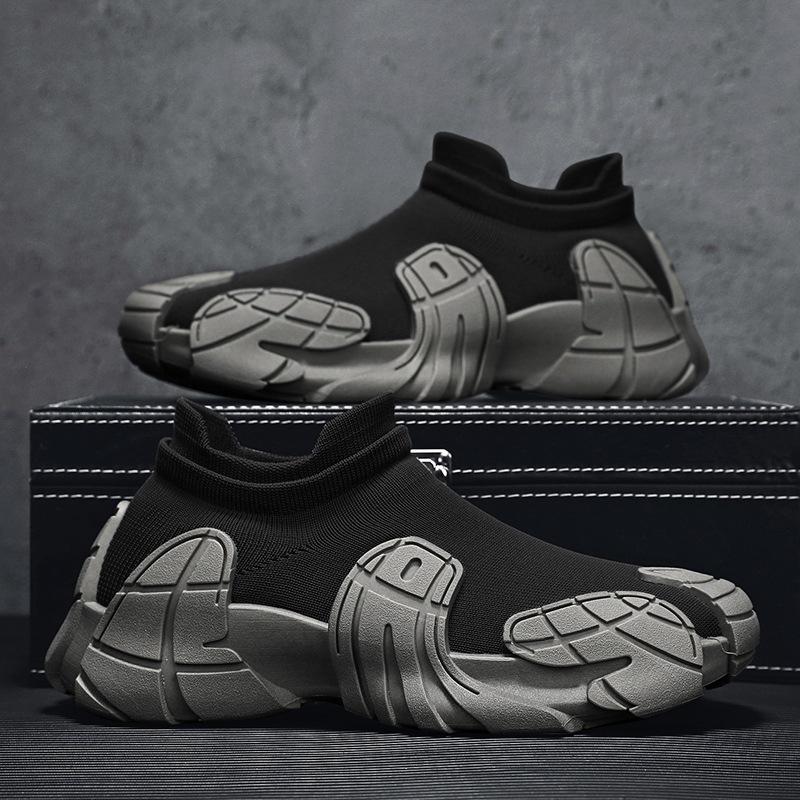 Летающие носки обувь мужская повседневная спортивная меха прилив обувь для студентов подростков 2024 новый летний тренд мужской обуви