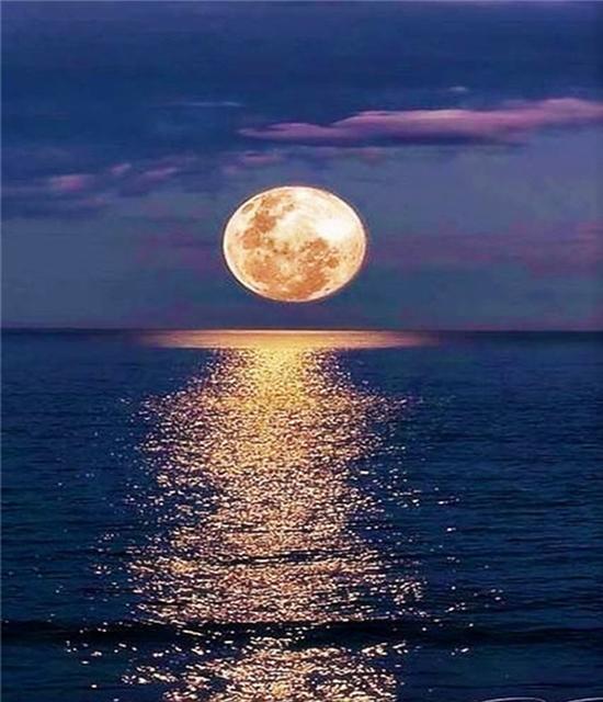 RUOPOTY Paint By Numbers Moon Wall Art Unique Gift DIY Frame Hand Painted Picture By Numbers Landscape For Living Room