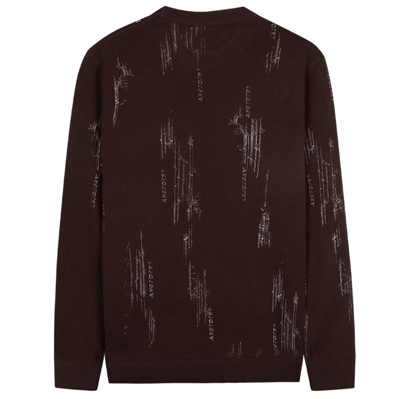 Мужской вязаный пуловер Cai Zi с цветочным принтом