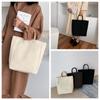 Multifunctional Canvas Tote Bag Large Capacity Student Schoolbag Simple Women Handbag Outdoor