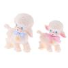 Retro Classic Plastic Sheep Doll Cute Girl Sweetheart Voice Animal Gift Model Lamb Static Desk Room Home Accessories Ornaments