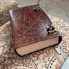 Handmade 600 Pages Leather Journal, Pentagram Embossed Journal