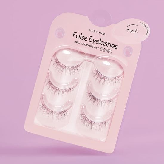 Merry Saw Petit Chak Natural Eyelashes, Korean Cosmetics
