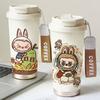 Cartoon Coffee Cup 316 Stainless Steel Thermos Cup High Value Portable Water Cup Car Accompanying Cup