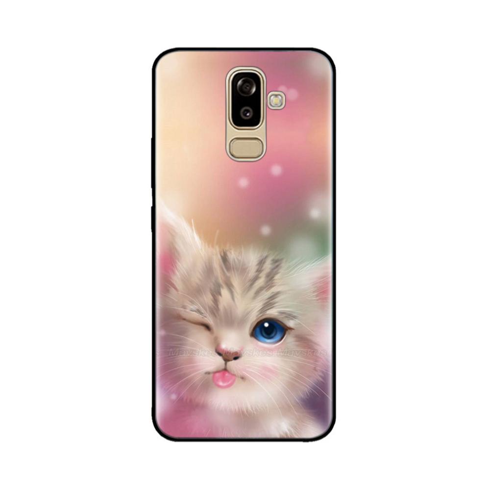 Милый силиконовый чехол для телефона Samsung Galaxy A8 2018 A530F SM-A530F Мягкий ТПУ Funda Coque для Samsung A8 Plus 2018 A8+ A730F