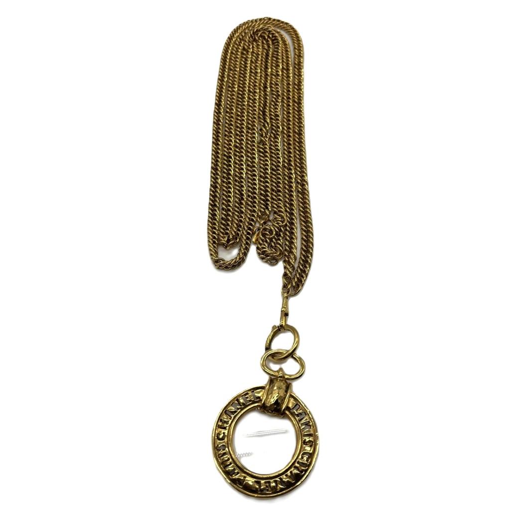 Used CHANELNecklace Gold Plated unisex