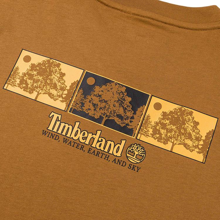 Timberland Удобная дышащая футболка с коротким рукавом мужская топы 0YH35EH2