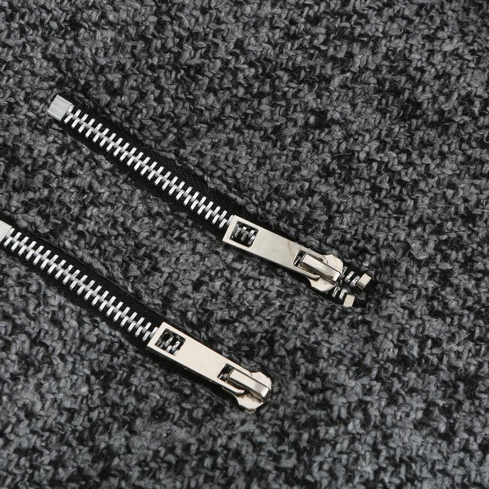 Women's Fall Winter Hooded Wool Solid Color Long Sleeve Chic Warm Coat S-3XL