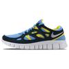 Новые Free Run 2 University Blue Navy Yellow Strike 537732-408