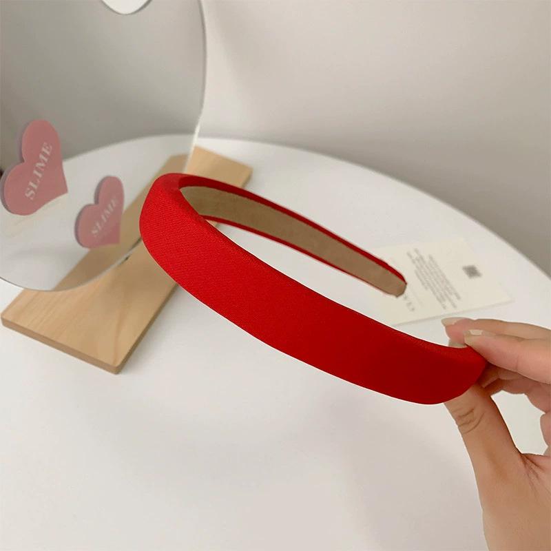 Резинка для волос из губки конфетного цвета, повязка на голову, женские аксессуары для волос во французском стиле - завязанная заколка, ювелирное изделие