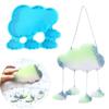 New Crystal Epoxy DIY Crafts Mold Door Hanging Cloud Combination Pendants Mold Handmake Earring Silicone Molds DIY