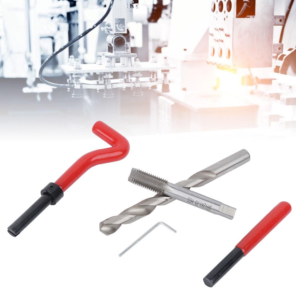 Набор для восстановления резьбы M12, 25 шт., Метчик для нарезания резьбы, Сверло, Инструменты для восстановления поврежденной резьбы