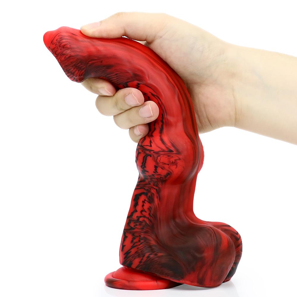 Силиконовый пенис для животных, дилдо для собак, мягкий член-монстр с присоской, анальная пробка, игрушка для мужской и женской мастурбации, взрослые анальные секс-игрушки для женщин