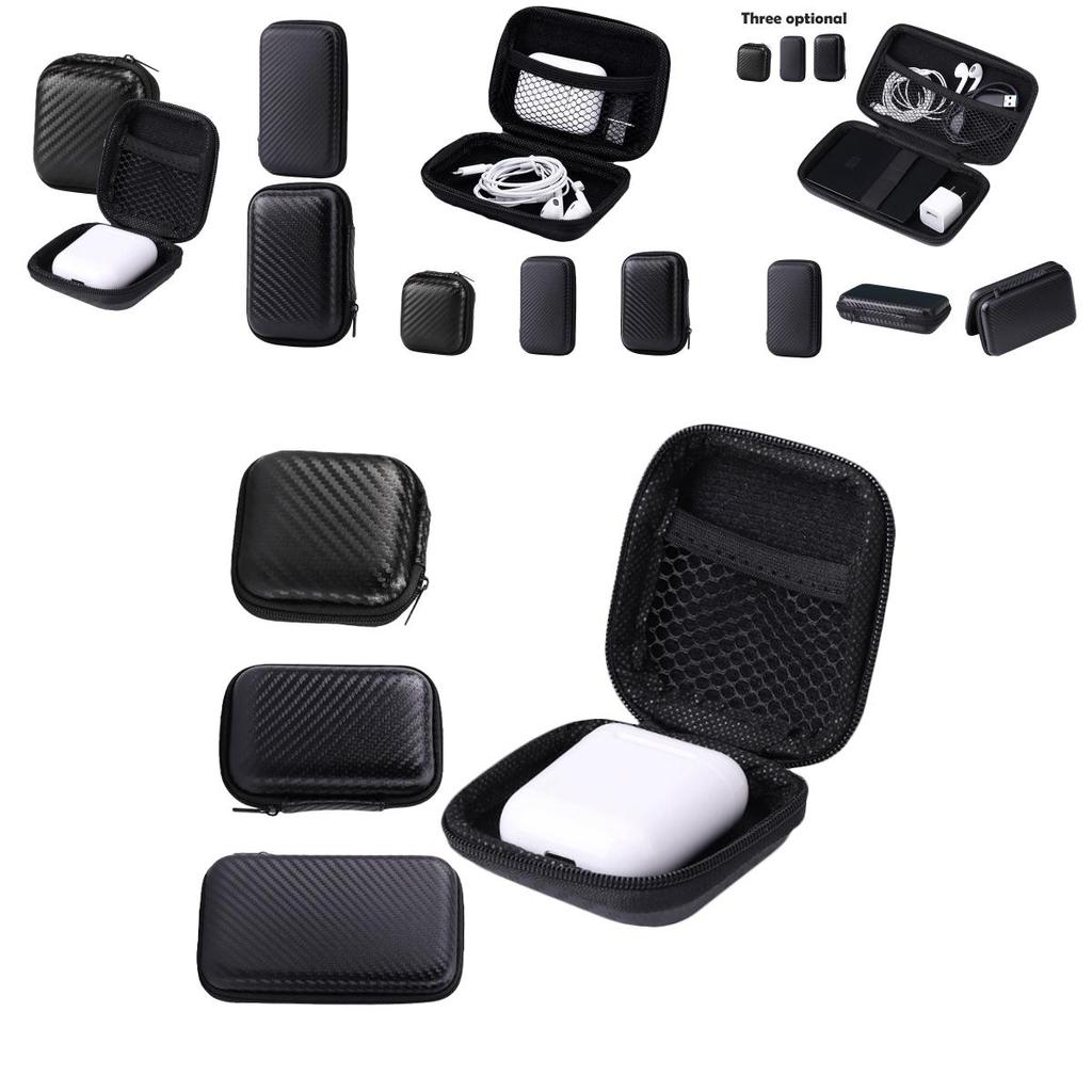 Портативный чехол для хранения наушников мини-размера из противоударного материала EVA защищает наушники и гаджеты