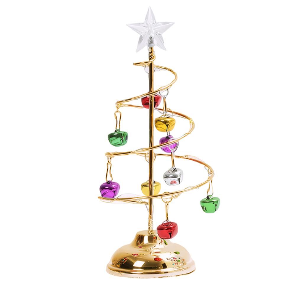 Crystal Christmas Tree Lamp Night Lights Battery Operated Desk Table Lamp Decorative Iron Tree for Living Room Bedroom