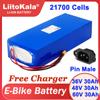 36V 48V 60V 30Ah 21700 Lithium Battery Pack 1000w 1200w 1500w Free Charger 42V 54.6V 67.2V
