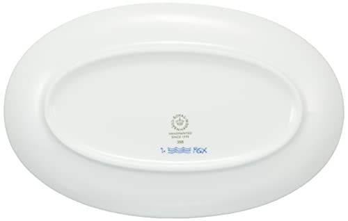[Официально импортировано] Royal Copenhagen Blue Fluted Plain Овальное блюдо, 23,5 см, Свадебный подарок, Номер продукта 1016759