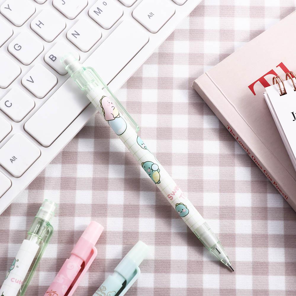 0.5mm 0.7mm Stationery for Kids Automatic Pencils Press Pen Mechanical Pencil Movable Pencil