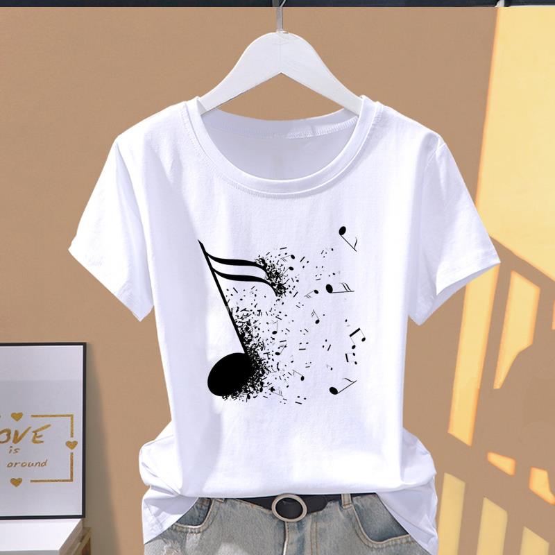 Asian Size-Print Graphic Tee Butterfly Cartoon Trend Ladies Female T Clothing Casual Women's Summer Top Fashion Short Sleeve T-shirt