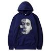 Осенне-зимняя толстовка Canserbero Мужская модная с принтом лица рэп-исполнителя Спортивная одежда Повседневная уличная одежда Ежедневная теплая толстовка