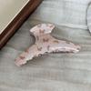 Pink Hair Clip Semicircle Large Claw Clip New Hair Claw Clip  Headdress