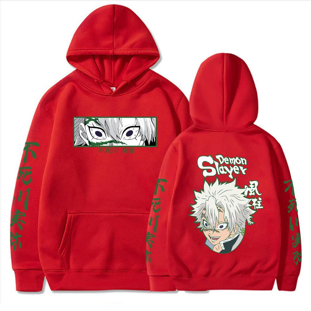 Женский пуловер в стиле аниме «Demon Killer Shinazugawa Sanemi», модная уличная толстовка в стиле Харадзюку
