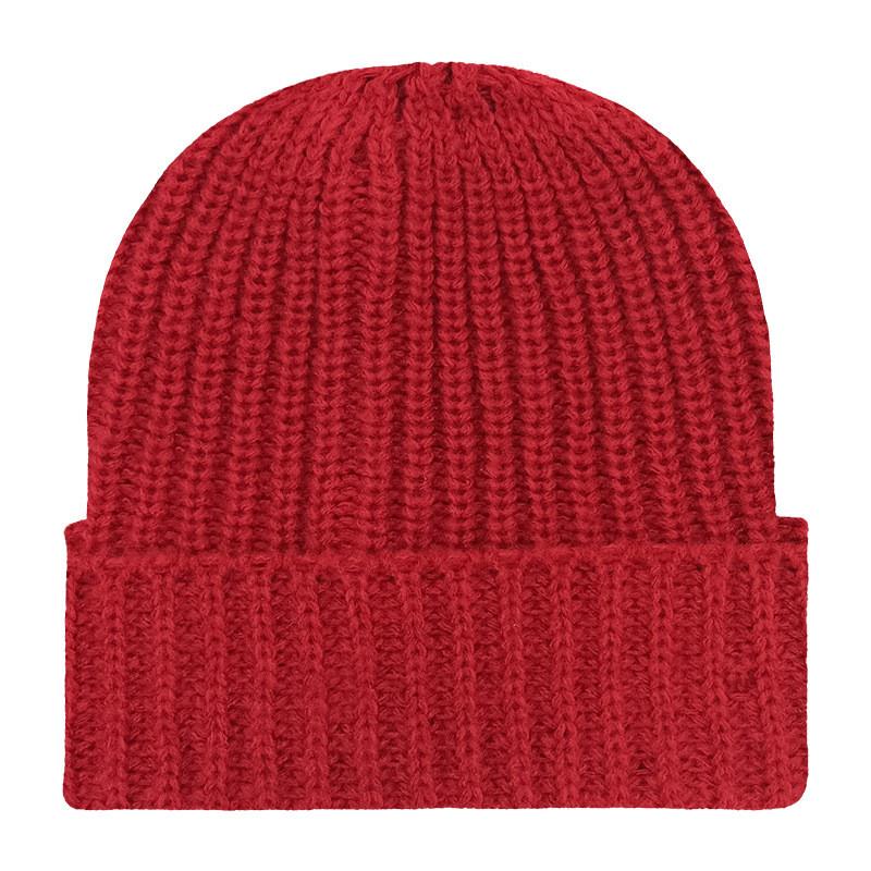 Womens Knitted Striped Beanie Thickened Warm Coldresistant Winter Snowfield