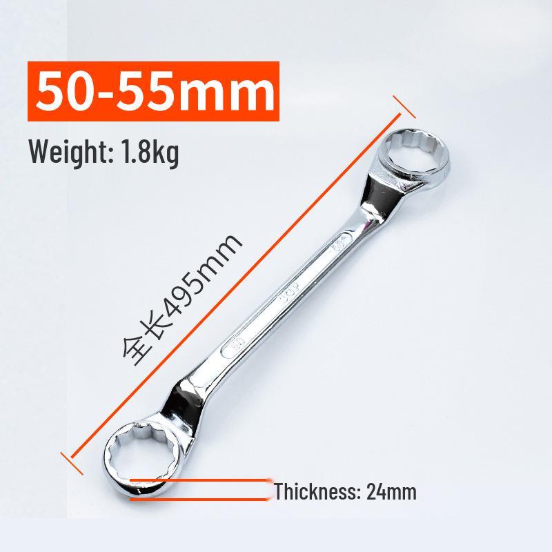 Набор двусторонних накидных ключей с зеркальной полировкой: Инструмент для ремонта очков и автомобилей 8-55 мм