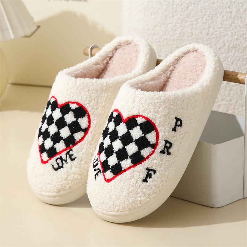 Autumn and Winter Cartoon Cotton Slippers Women's Home Non-slip Home Indoor Warm Halloween Slippers