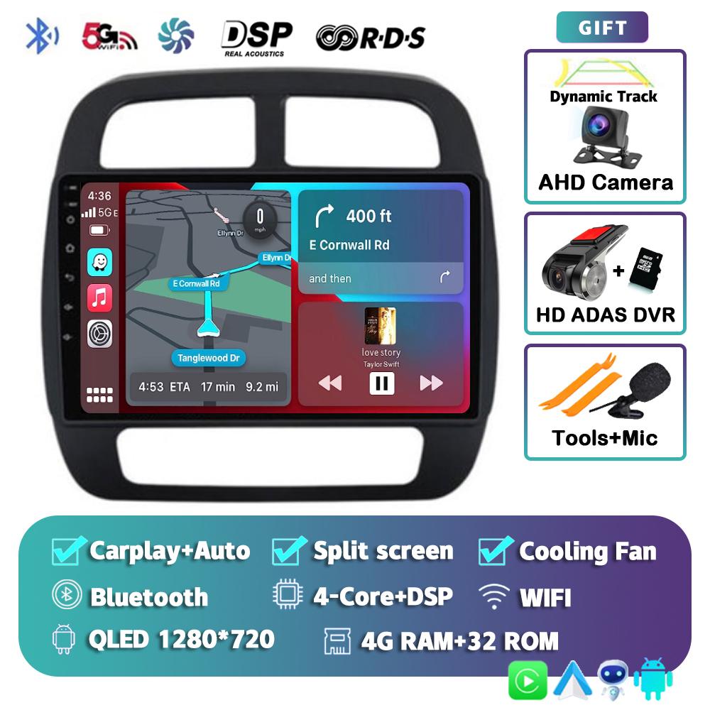 Для Renault KWID K-ZE Dacia весна 2015-2019 Android 14 Carplay Auto WIFI+4G автомобильное радио мультимедиа видеоплеер GPS 2din стерео