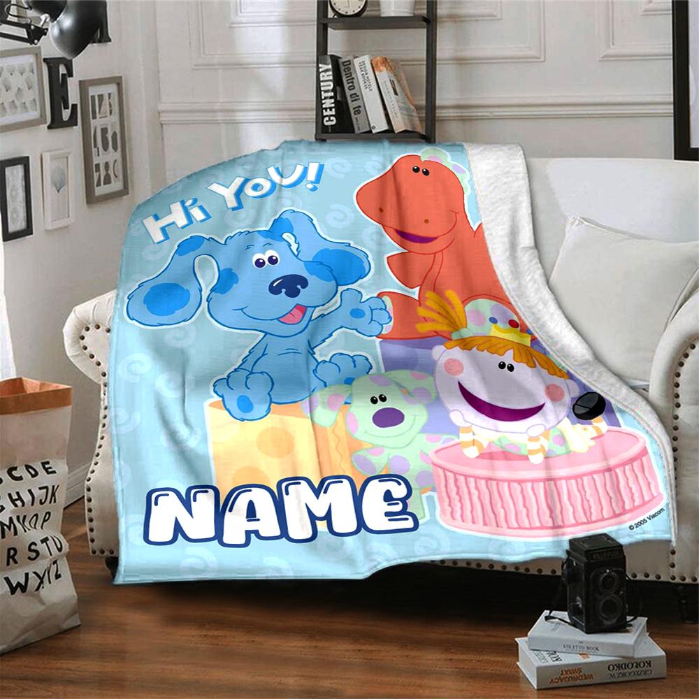 Custom Name Happy Birthday Celebration Party Blanket For Couch Bed Plush Cozy Fuzzy Blanket Super Soft Warm Blankets For Fall And Winter 0916259