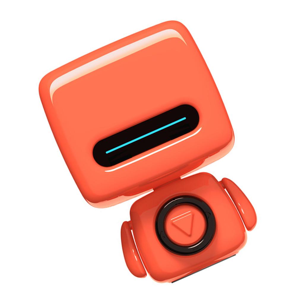 Portable Speaker Cute Robot Shape Built in Mic Multifunction Smart Wireless Speaker for Photo Call
