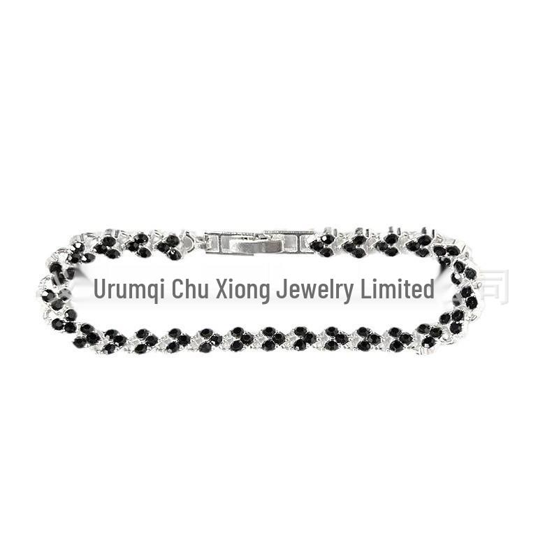 Браслет в форме сердца со стразами с серебряным покрытием: Женское модное украшение для рук с кристаллами