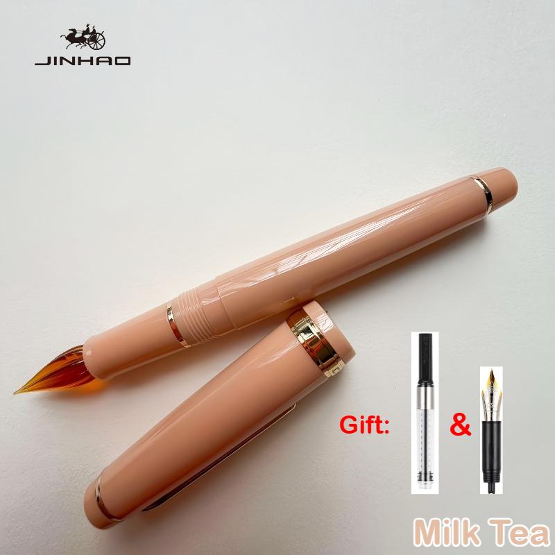 JINHAO 82 Стеклянные перья для каллиграфии с пером для авторучки, конвертеры для чернил, канцелярские товары, школьные принадлежности