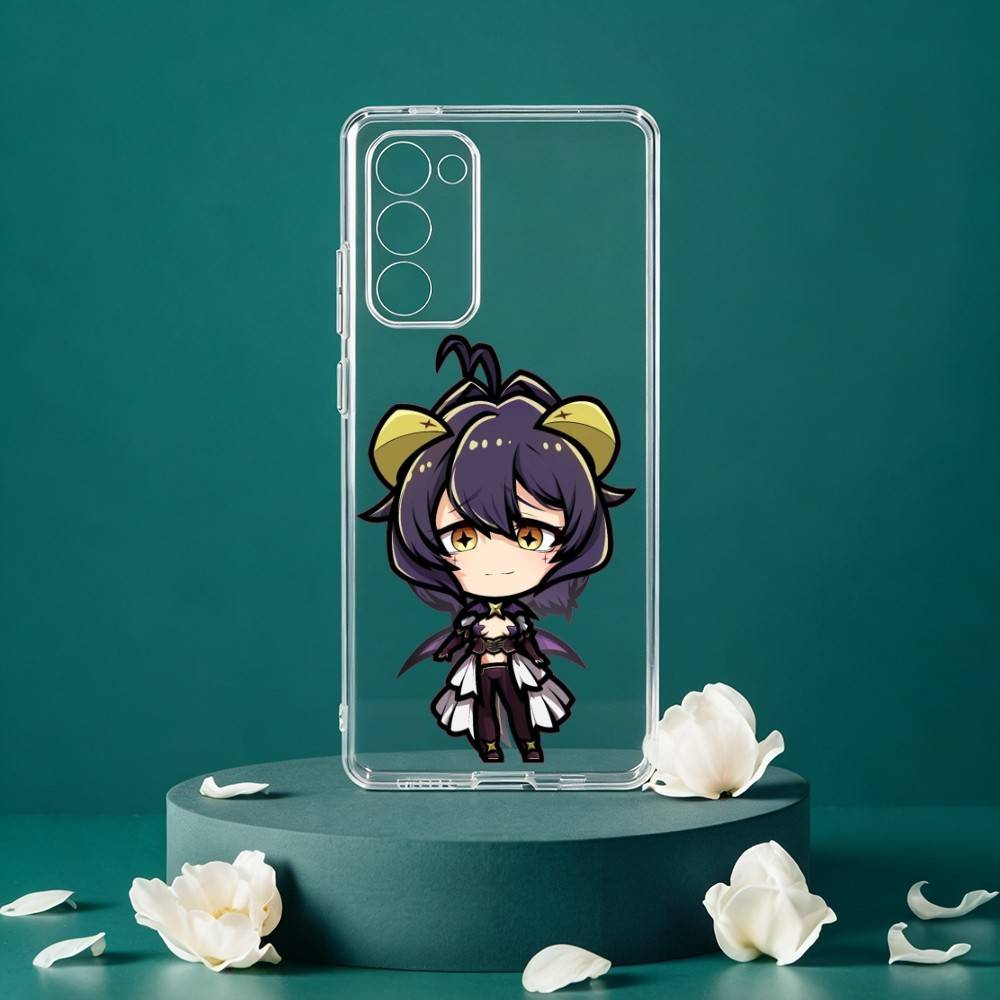 Gushing Magical Girls Manga Phone Case For Samsung Galaxy S24 S25 S23 S22 S21 Plus S24 S25 Transparent Cover Case