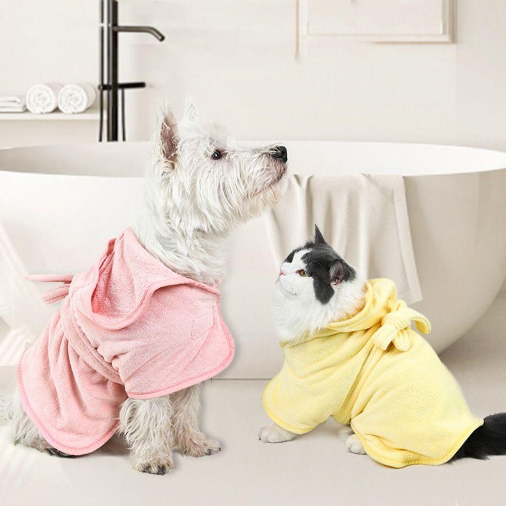 Суперабсорбирующее быстросохнущее полотенце для собак Мягкое банное полотенце для собак Полотенце для кошек Быстросохнущее с капюшоном для помещений