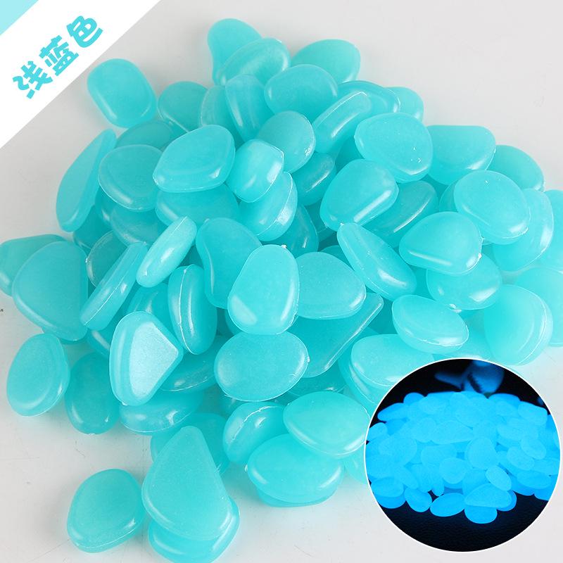 Luminous Garden Fish Tank Pebbles: Fluorescent Artificial Stone