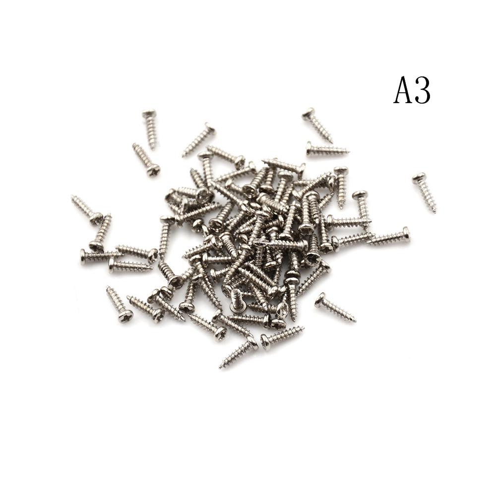 100 шт. M2 Диаметр резьбы Винты с крестообразным шлицем и круглой головкой Самонарезающие винты