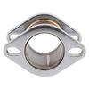 Extension Flange Corrosion Resistant Muffler Pipe Extension Flange Universal Vehicle Accessories Fit 2.5" Inner Diameter 2 Bolt Flange