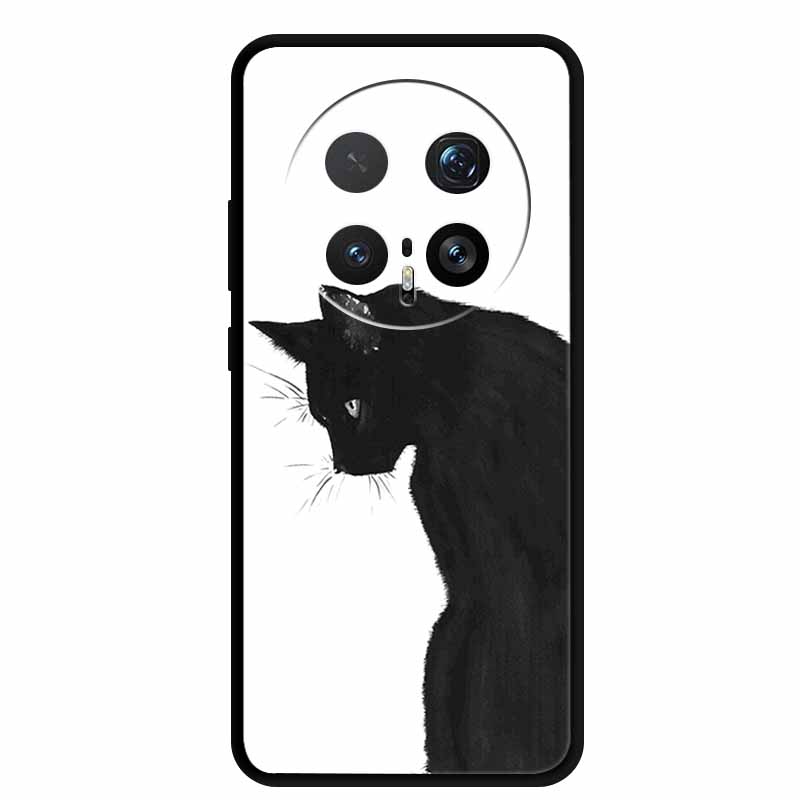 For Huawei Honor Magic8 Pro Case Colorful Protective Black Silicone Soft Case Cover for Honor Magic 8 Pro 5G Fashion Funda Cover