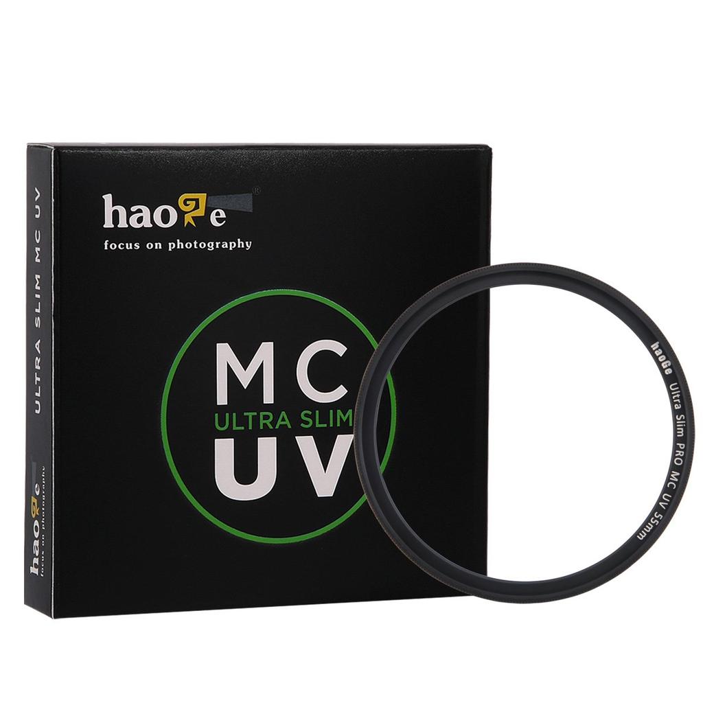 Haoge 55mm Ultra Slim Protective MC UV Ultraviolet Lens Filter for Tamron Digital Camera DSLR Lenses Multi-Coated Canon, Nikon, Sony, Minolta, Pentax,
