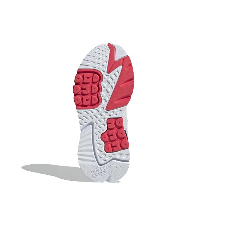 Adidas Женские кроссовки Nite Jogger J 'White Shock Red' G28044