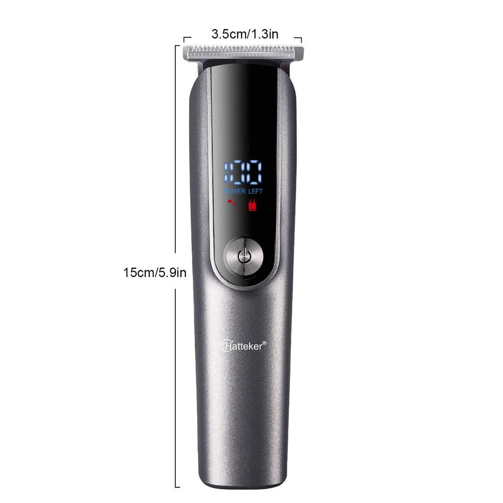 Hatteker 5 In1 Beard Trimmer Electric Hair Clippers Hair Trimmer for Men Shaver Nose/Ear Hair Trimmer Gromming Kit for Men
